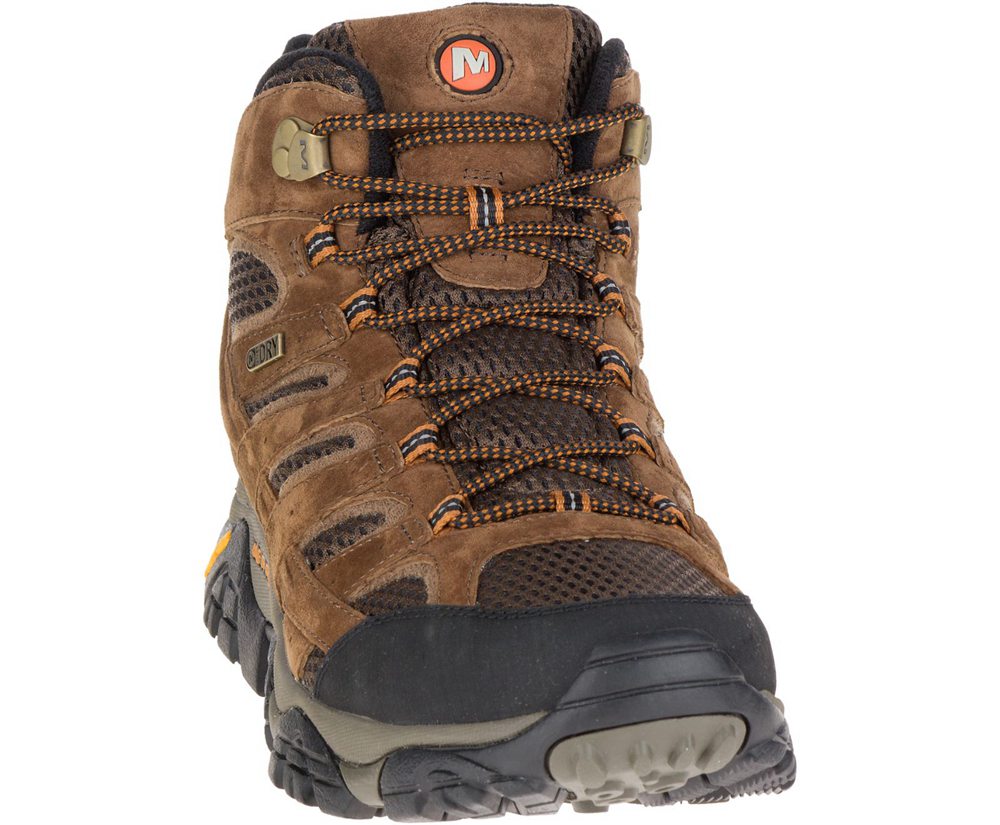 Merrell Vandrestøvler Herre - Moab 2 Mid Waterproof - Brune - BSQ718934